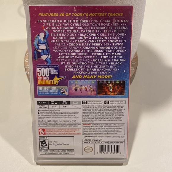 Nintendo Other - Just Dance 2020 Nintendo Switch